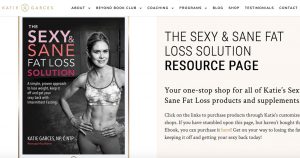 Katie Garces Sexy Sane Fat Loss Resources